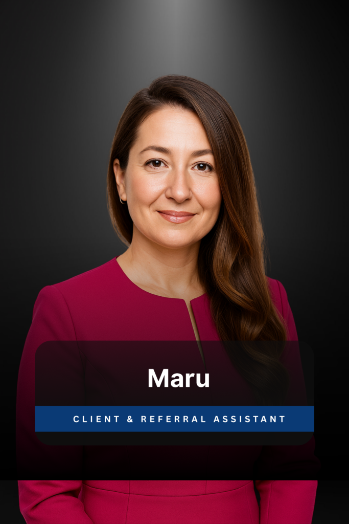 Headshot of Maru, Client and Referral Specialist at Future First Criminal Law