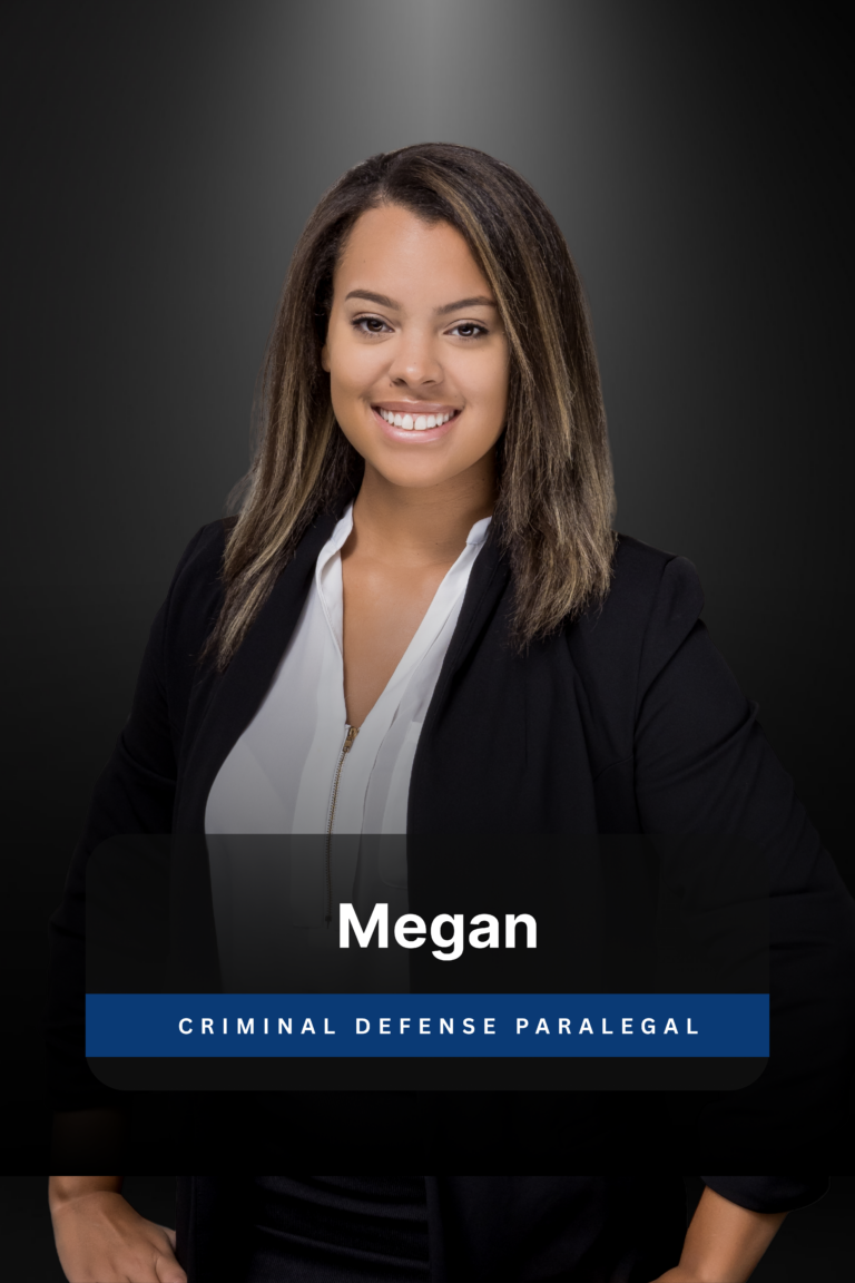 Headshot of Megan, Criminal Defense Paralegal at Future First Criminal Law