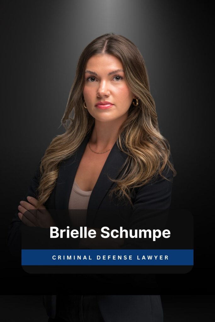 Headshot of criminal defense lawyer Brielle at Future First Criminal Law