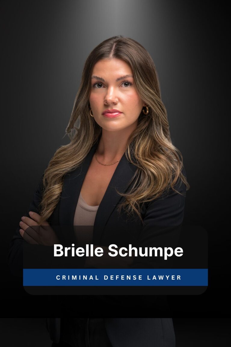 Headshot of criminal defense lawyer Brielle at Future First Criminal Law