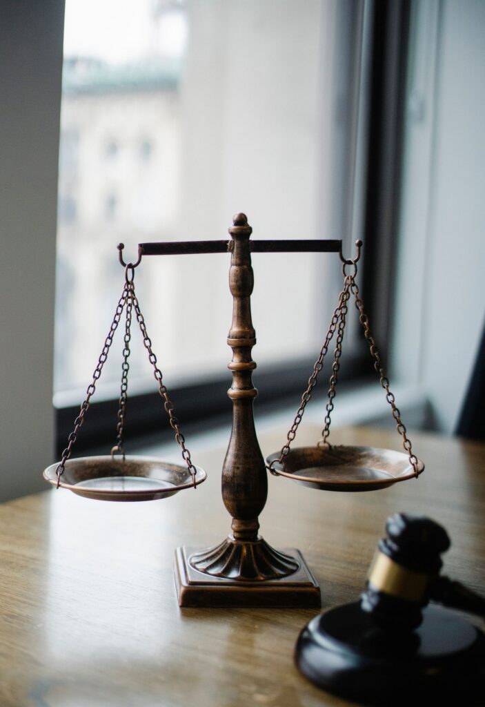 Gavel Scale Judge Office