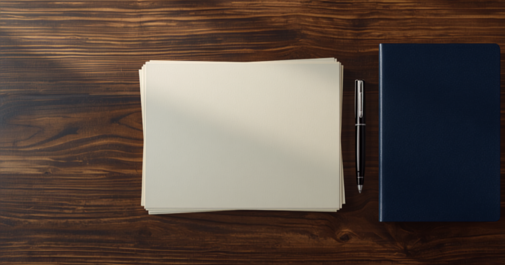 Arizona court application form and paperwork laid out on a judge's desk
